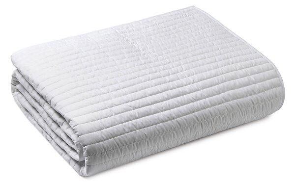 Bianca Quilted Lines 220cm x 230cm Bedspread White