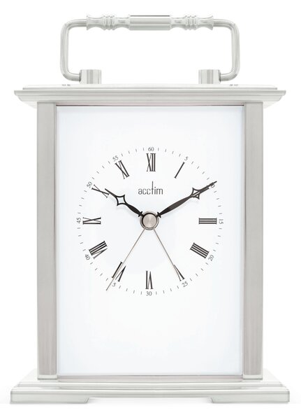 Acctim Gainsborough Mantel Clock Silver