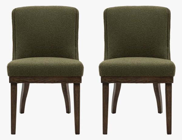 Arcadia Dining Chair in Green, Set of 2