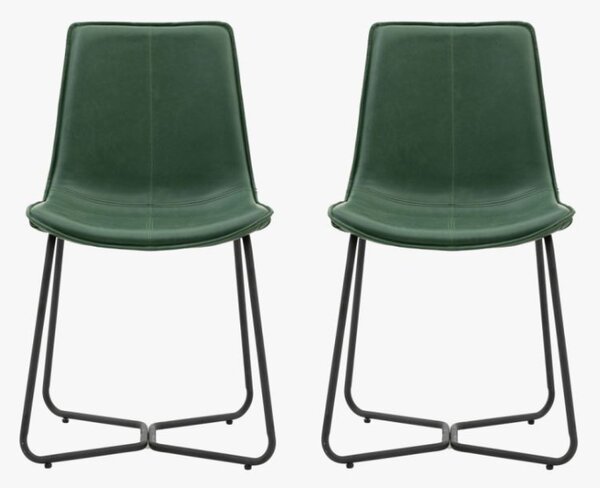 Weyburn Green Dining Chair, Set of 2