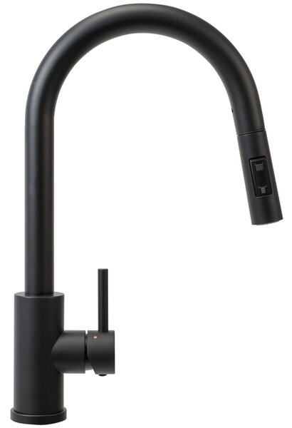 Kitchen faucet Fresh Touch Black Matt