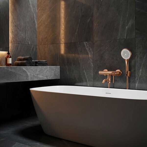 Bath mixer Rea Clif Brushed Copper