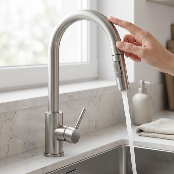 Kitchen faucet Fresh Touch Brush Nickel