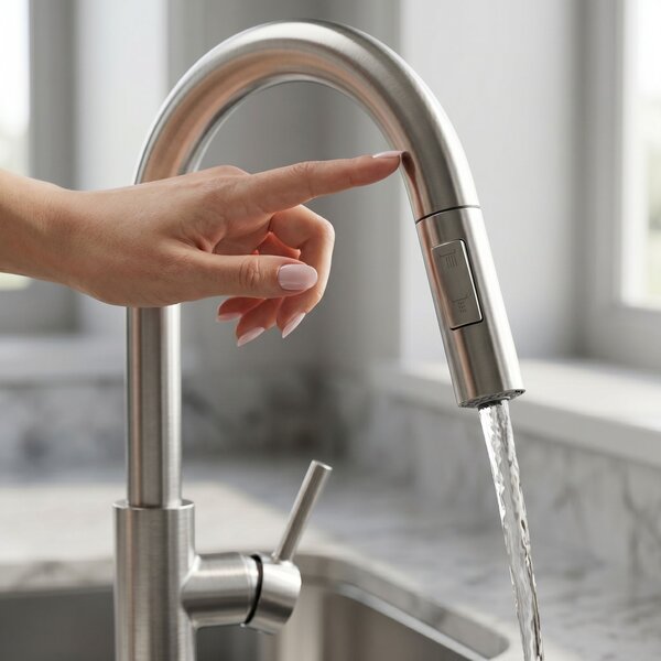 Kitchen faucet Fresh Touch Brush Nickel