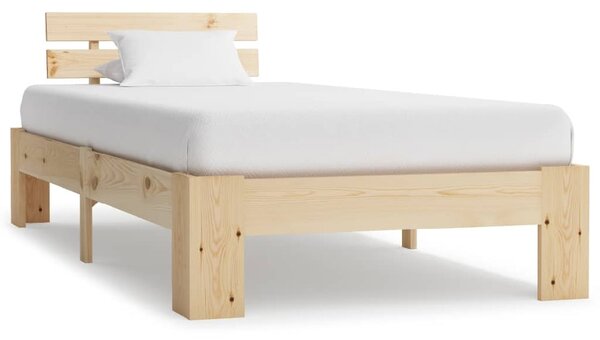 Absecon Wooden Single Bed In Natural