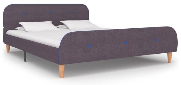 Bellvue Fabric Double Bed In Taupe
