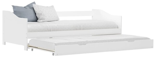 Atwater Wooden Pull Out Sofa Bed In White