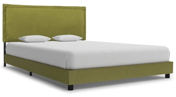 Arcadia Fabric Double Bed In Green