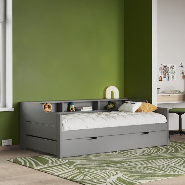 Enzo Day Bed With Trundle Grey