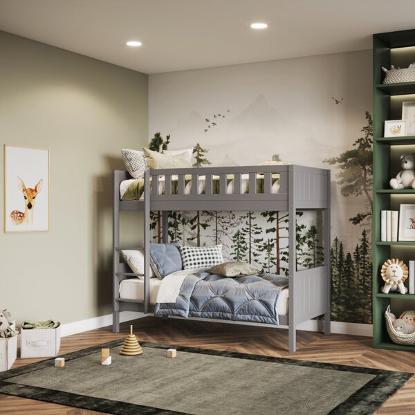 Bea Shorty Bunk Bed Frame Grey