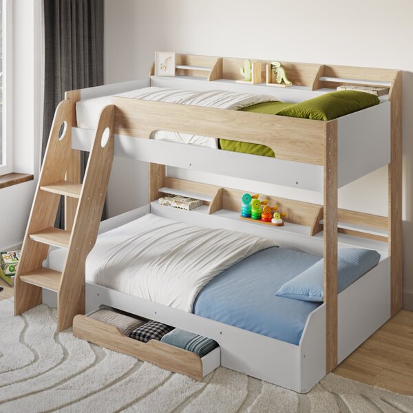 Flick Triple Bunk Bed Oak