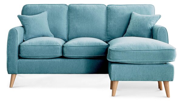 Ada Chaise Sofa | 8 Chenille Colours | Made in the UK | Roseland