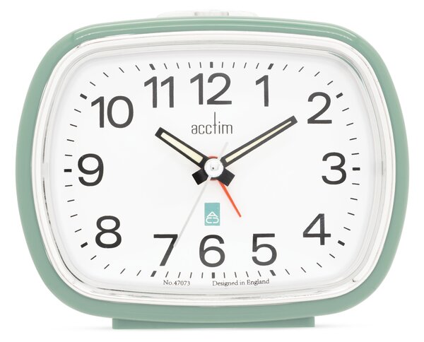 Acctim Camille Analogue Alarm Clock Mint (Green)