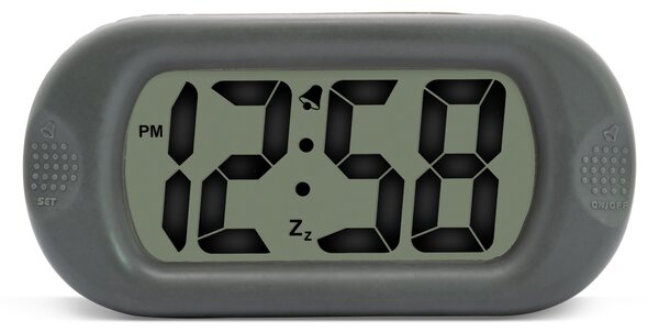 Acctim Silicone Digital Alarm Clock Grey