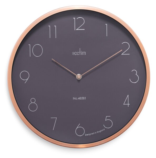 Acctim Madison Wall Clock Copper