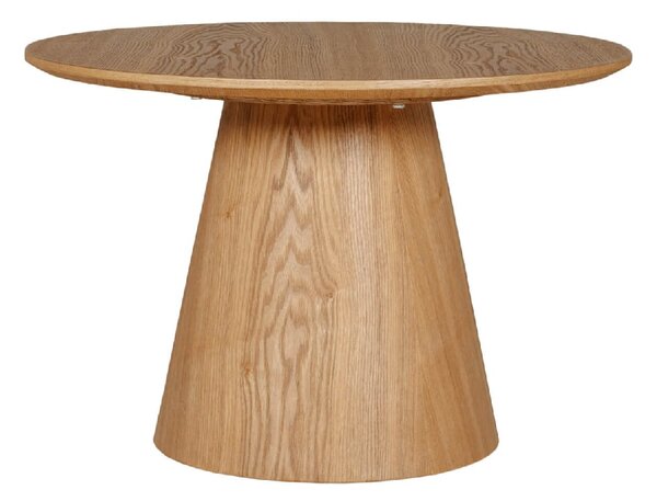 Hamel Wooden Round Coffee Table In Brown