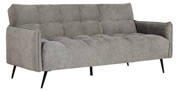 Hartford Fabric Sofa Bed With Black Legs In Dark Grey