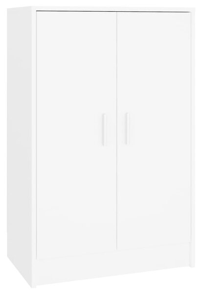 Shoe Cabinet White 60x35x92 cm Engineered Wood