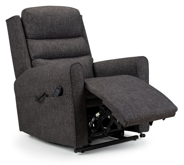 Balmoral Premier Single Motor Deluxe Rise and Recline Chair Black