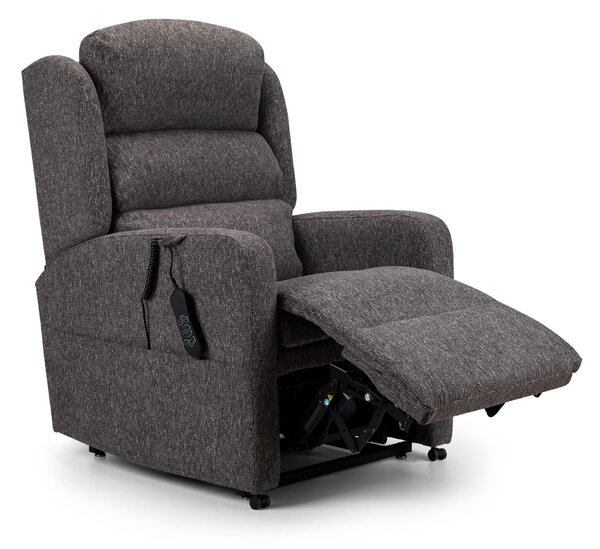 Camberley Single Motor Deluxe Rise and Recline Chair Dark Grey