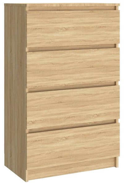 Sideboard Sonoma Oak 60x35x98.5 cm Engineered Wood