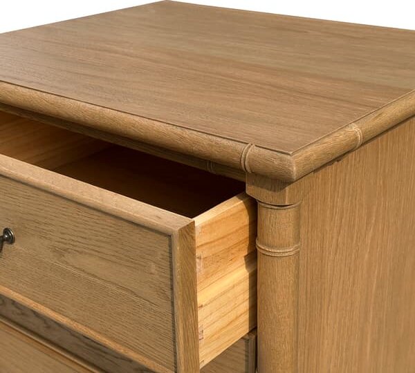 Shelley Bedside Weathered Oak, Side Table - Andrew Martin