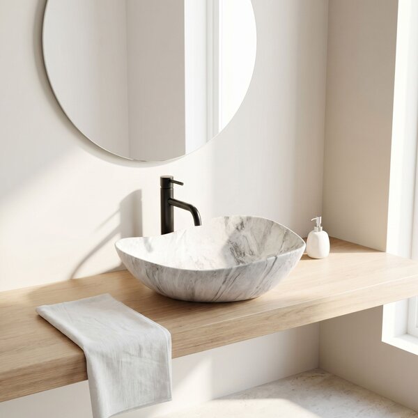 Countertop washbasin Rea Dora Stone
