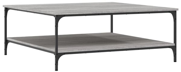 Coffee Table Grey Sonoma 100x100x40 cm Engineered Wood