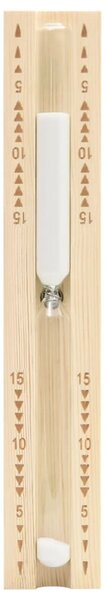 Sauna Sand Timer 15 Minutes Solid Wood Pine