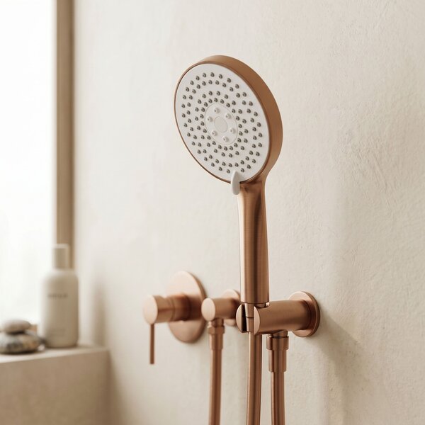 Shower handset REA JS-019 BRUSH COPPER