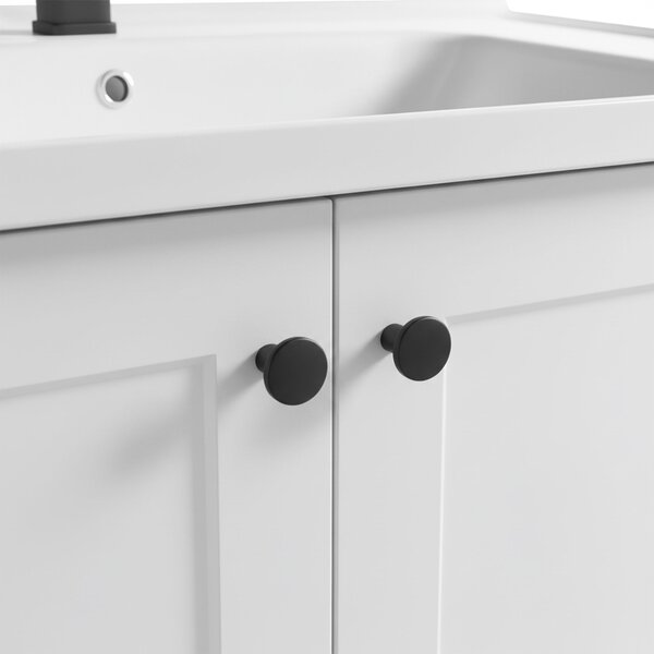 Bathroom furniture set with washbasin Monti 60cm White