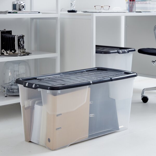 Strata 100L Curve Storage Box with Lid