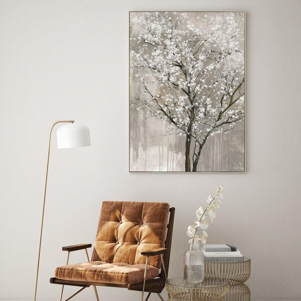 Blossom Breeze by Allison Pearce Framed Canvas Gold