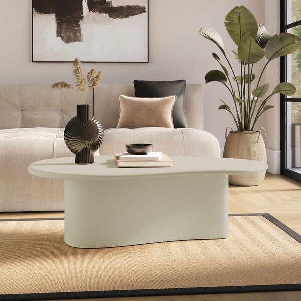 Rana Concrete Coffee Table Off-White