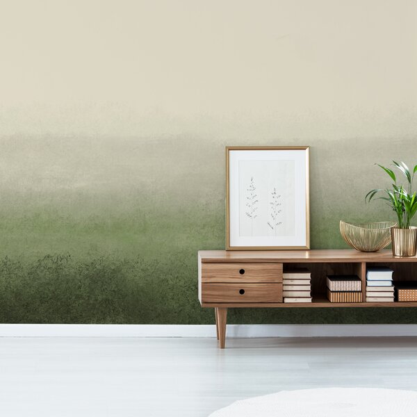 Ombre Texture Wall Mural Green