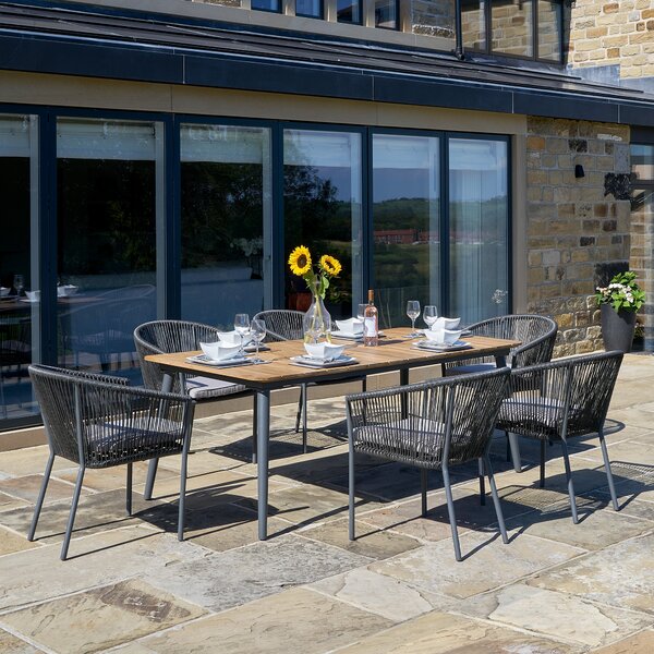 Reims Grey Garden Dining Set