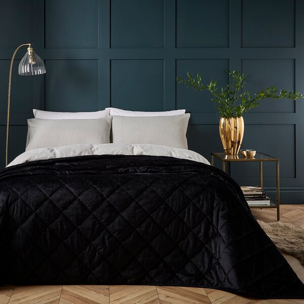 Castleton Bedspread Black