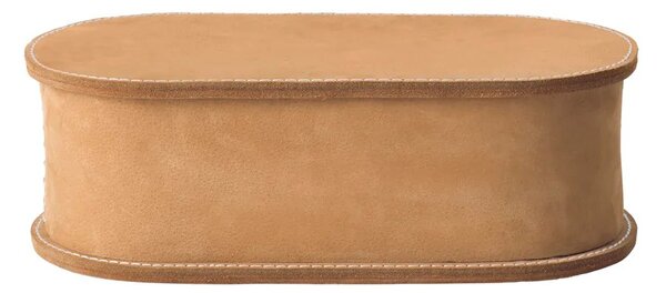 Kristina Dam Studio Stitched leather case S Beige