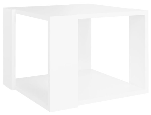 Coffee Table White 40x40x30 cm Engineered Wood