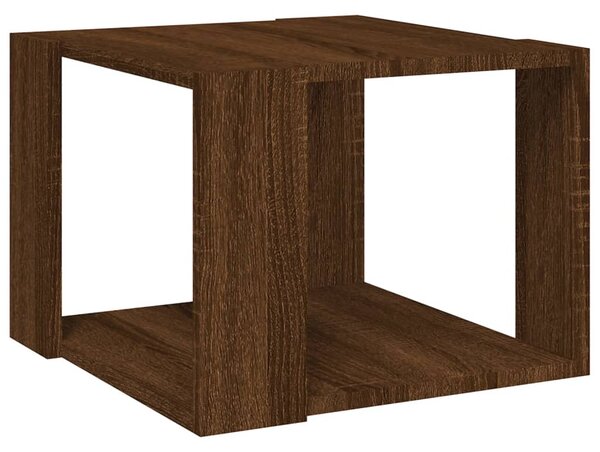 Coffee Table Brown Oak 40x40x30 cm Engineered Wood