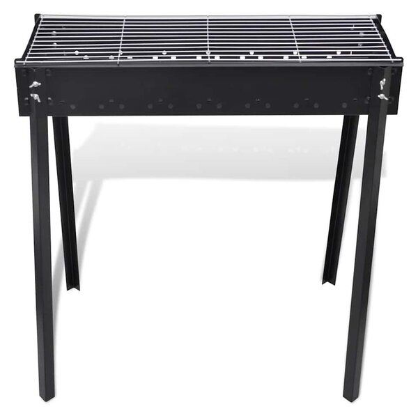 BBQ Stand Charcoal Barbecue Square 75 x 28 cm