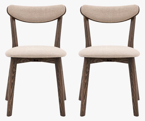 Modaro Dining Chair in Smoked, Set of 2