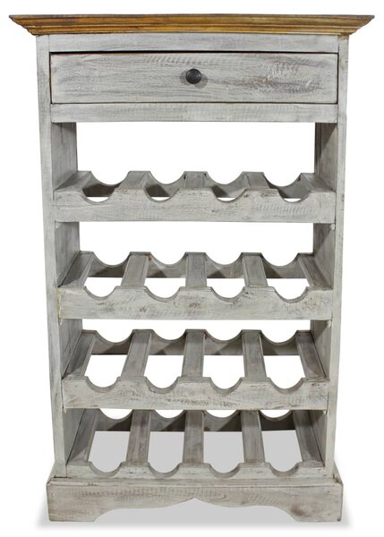 Wine Rack Solid Mahogany Wood 55x23x85 cm