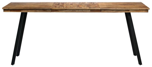 Dining Table Reclaimed Teak and Steel 180x90x76 cm