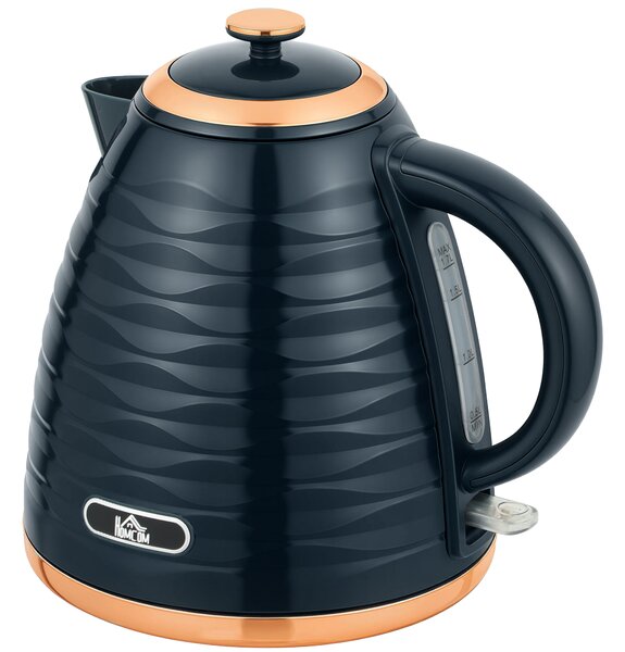 HOMCOM 3kW Rapid Boil Honeycomb Kettle - Dark Blue