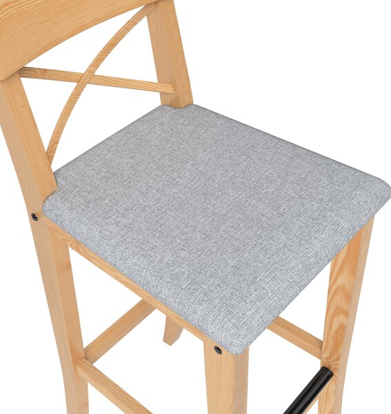 Cover for Ingolf bar chair with upholstered seat
