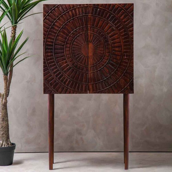Venota Wooden Storage Cabinet With 2 Doors - Natural