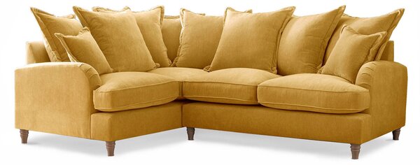 Rupert Pillow Back Corner Sofa | 8 Colours | Made in UK | Roseland