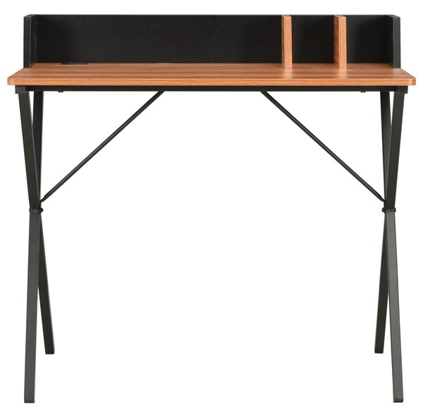 Desk Black and Brown 80x50x84 cm