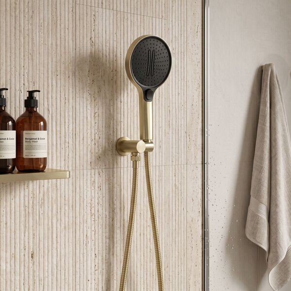 Shower handset REA JS-033 Brush Gold